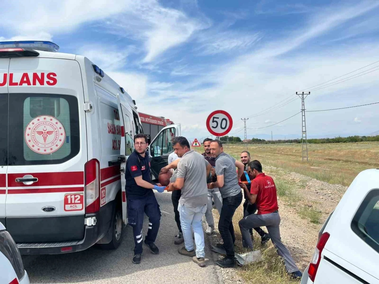 Malatya’da iki hafif ticari araç çarpıştı: 3 yaralı