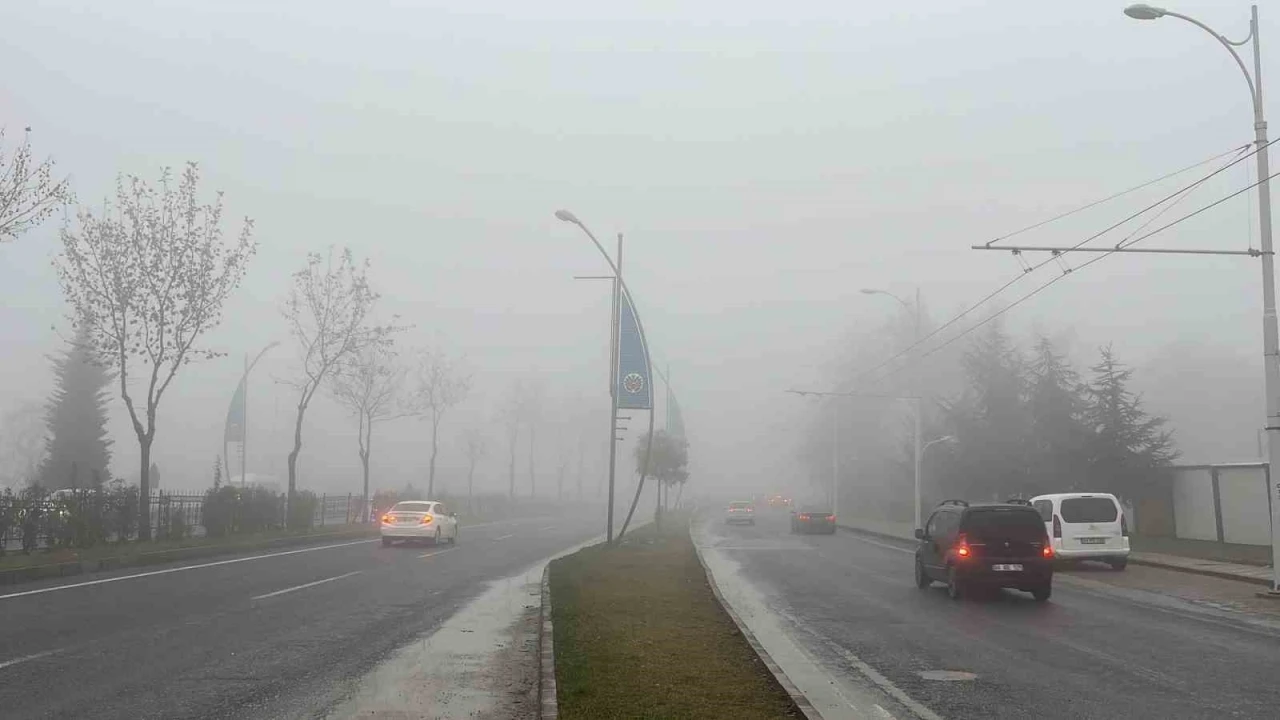 Malatya’da sis etkili oldu