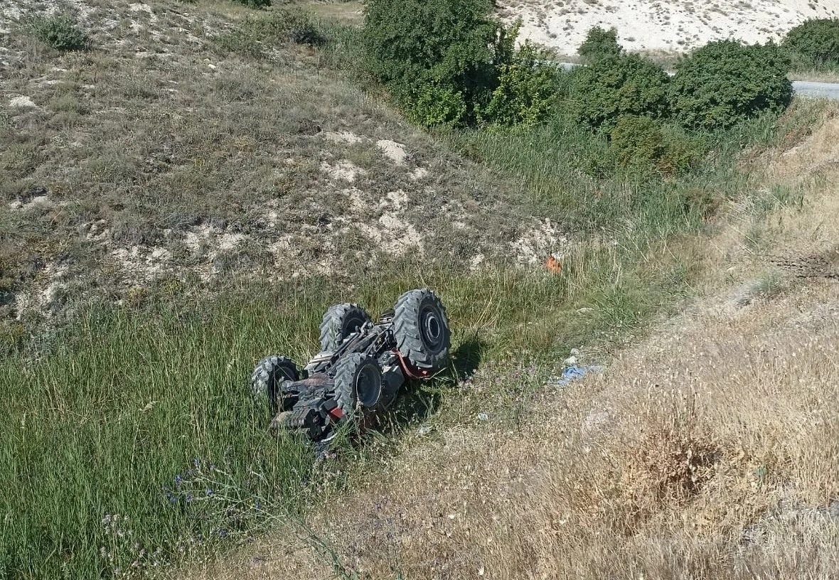 Malatya’da traktör şarampole yuvarlandı: 1 ölü

