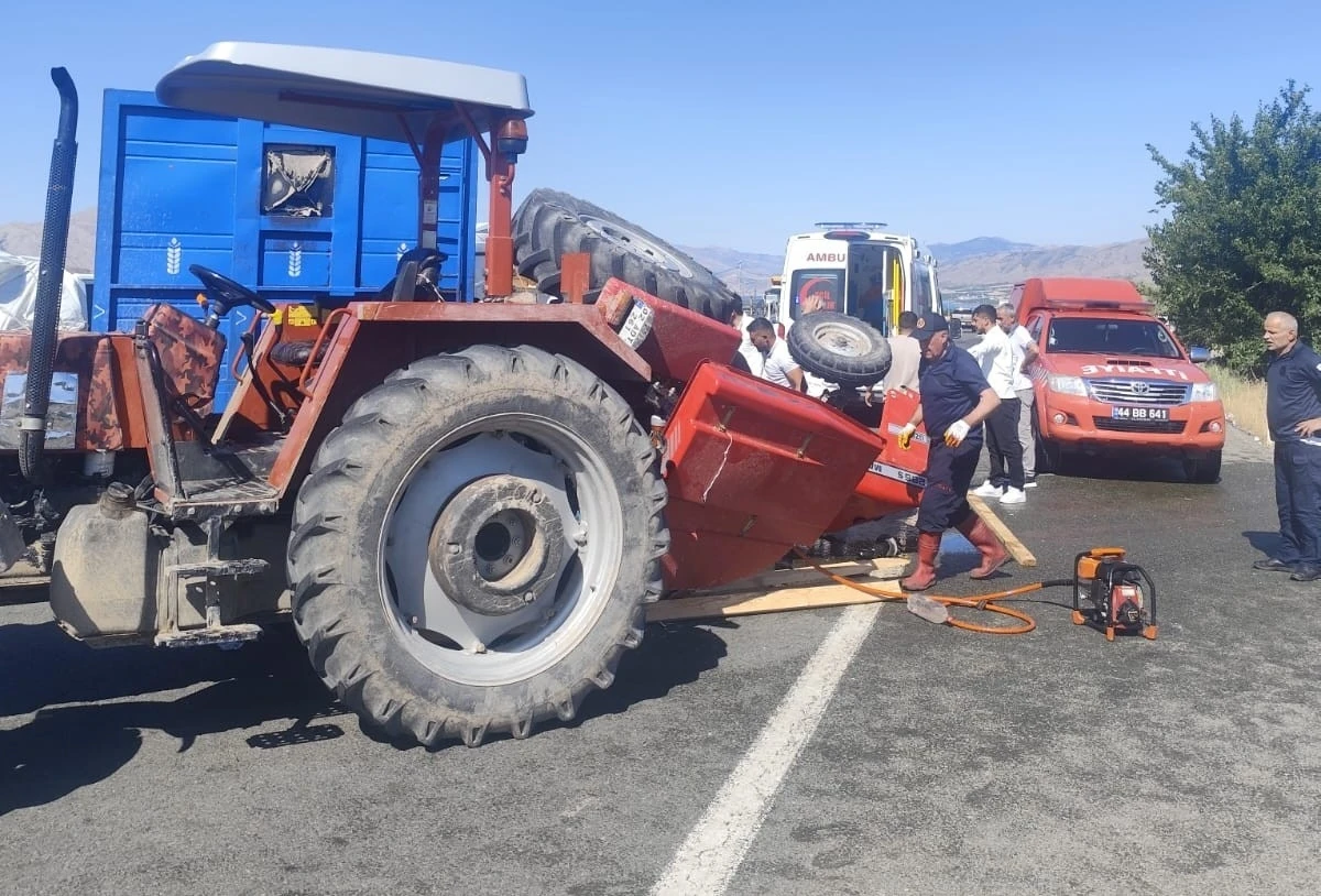 Malatya’da traktör tırla çarpıştı: 1 ölü
