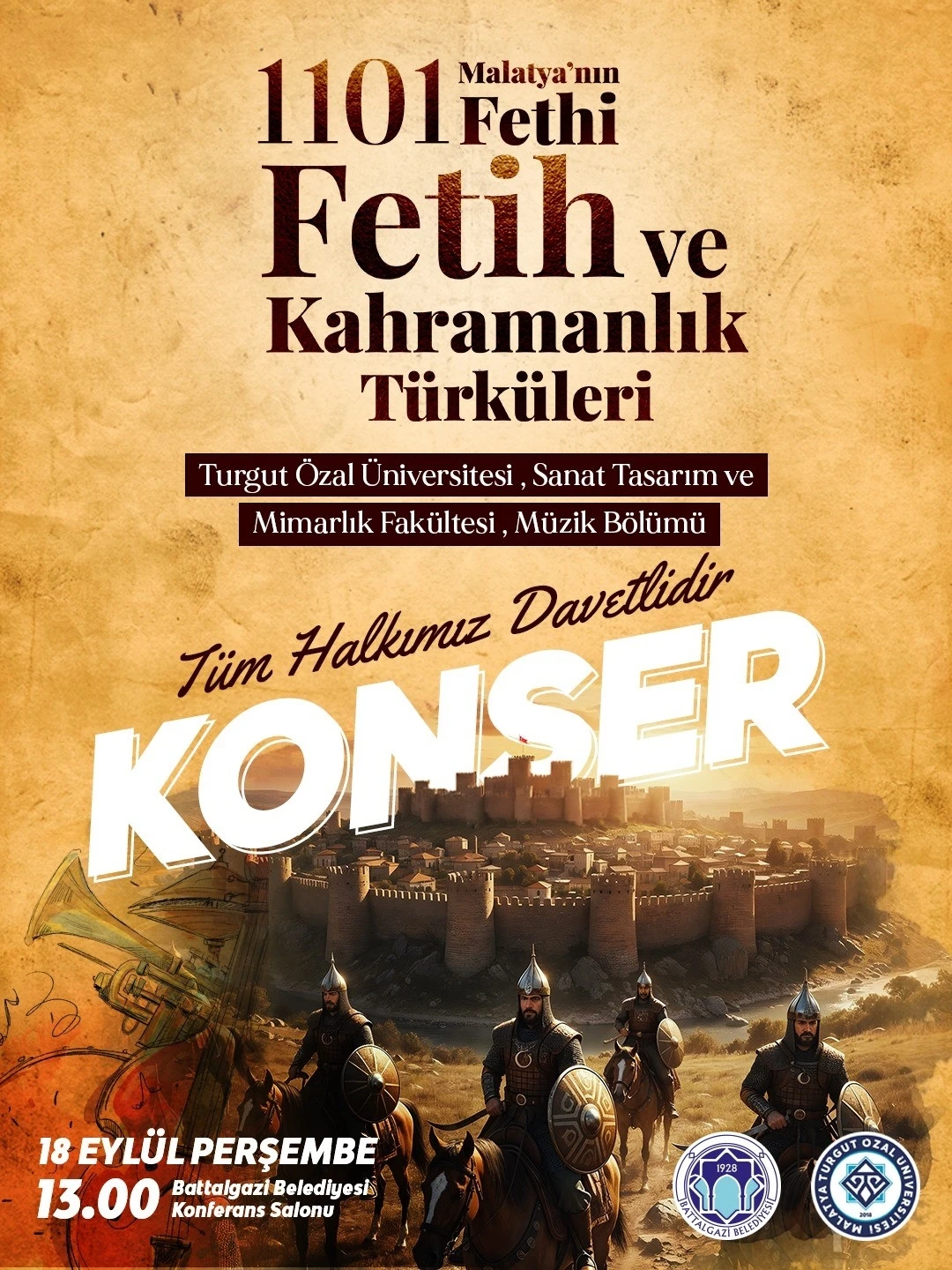 Malatya’nın fethi 924 yıl sonra türkülerle anılacak
