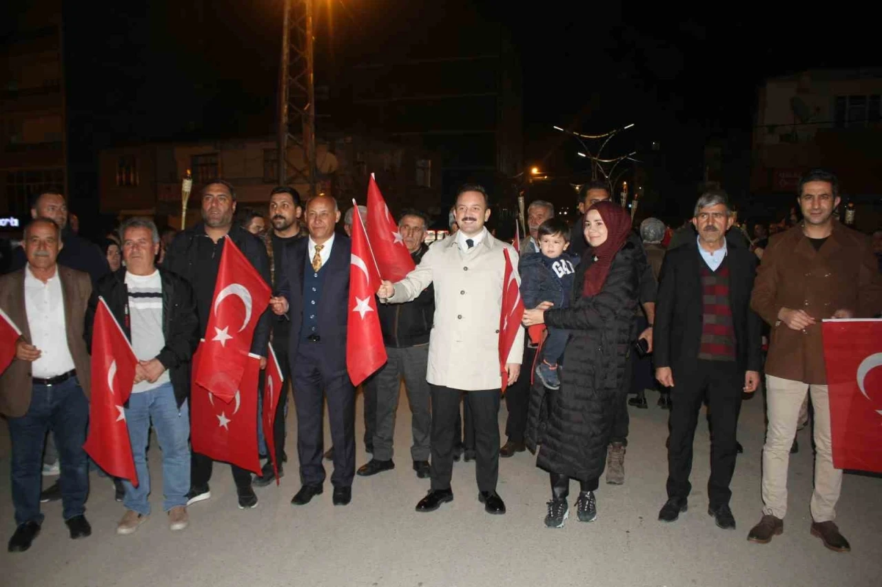 Malazgirt’te fener alayı yürüyüşü yapıldı
