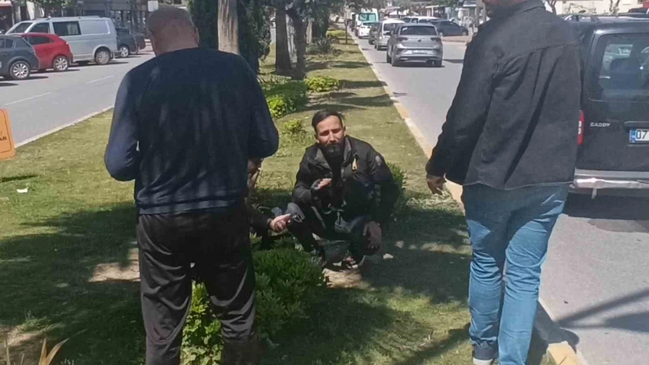 Manavgat’ta motosiklet kazası: 1 yaralı
