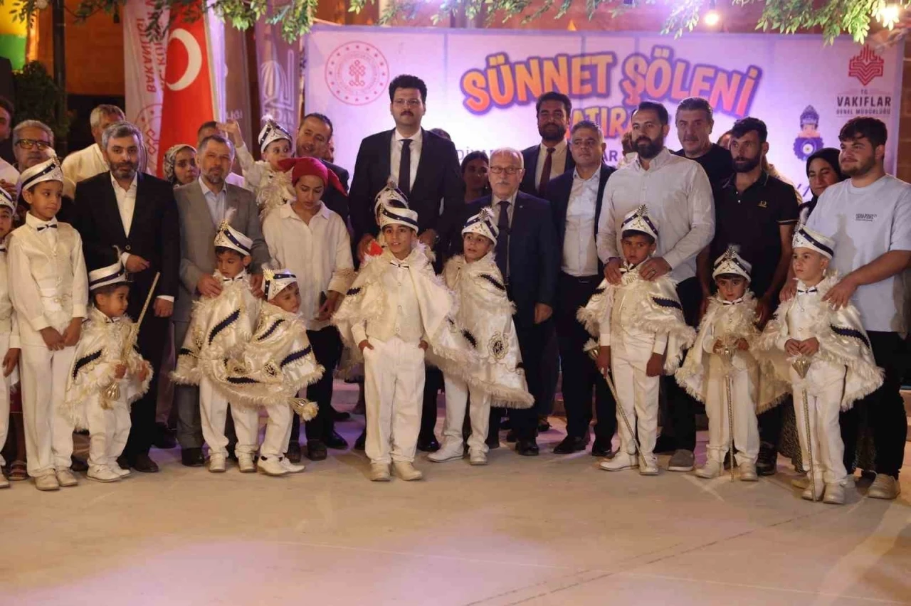 Mardin’de 26 çocuk için sünnet töreni düzenlendi
