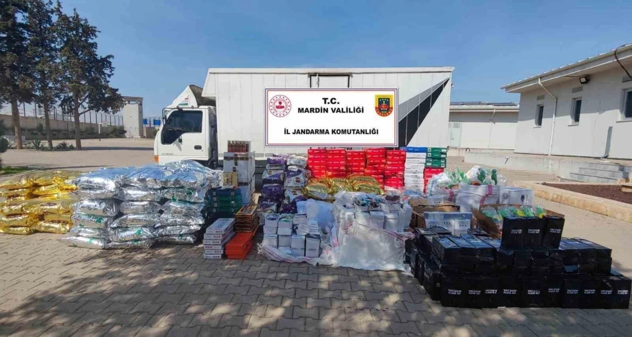 Mardin’de 5 milyon TL değerinde kaçak eşya ele geçirildi