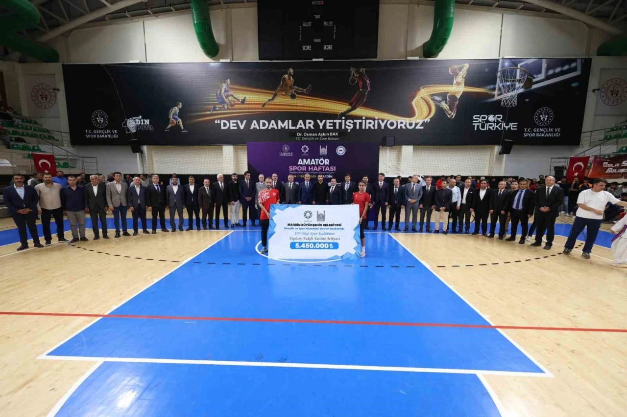Mardin’de  ’Amatör Spor Haftası’ açılış programı düzenlendi
