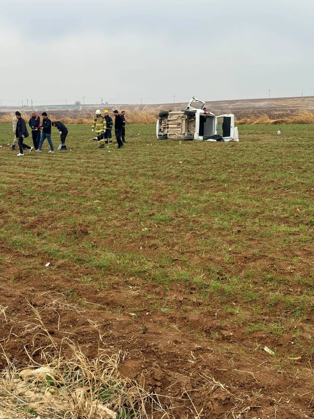 Mardin’de kontrolden çıkan hafif ticari araç takla attı: 2 ölü, 4 yaralı