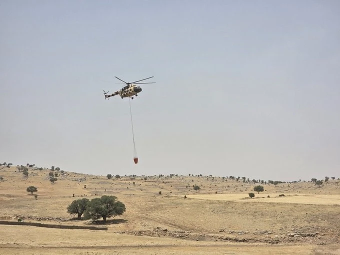 Mardin’de soğutma çalışmaları sırasında çıkan yangın kontrol altına alındı
