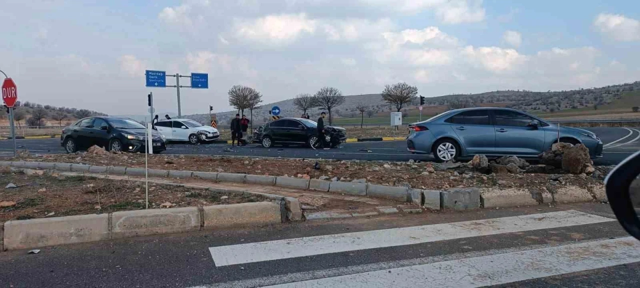 Mardin&rsquo;de zincirleme trafik kazası
