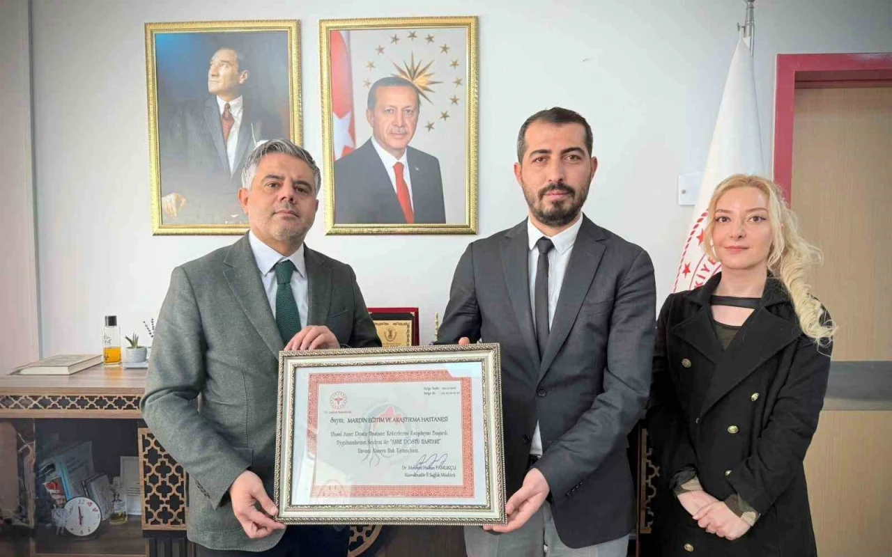 Mardin Eğitim ve Araştırma Hastanesi, "Anne Dostu Hastane" unvanını s&uuml;rd&uuml;rmeye hak kazandı
