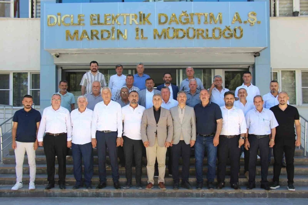 Mardinli muhtarlar Dicle Elektrik&rsquo;in yatırımlarını memnuniyetle karşıladı

