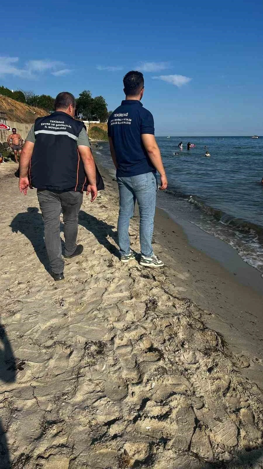 Marmaraereğlisi’nde sahile atık su denetimi yapıldı
