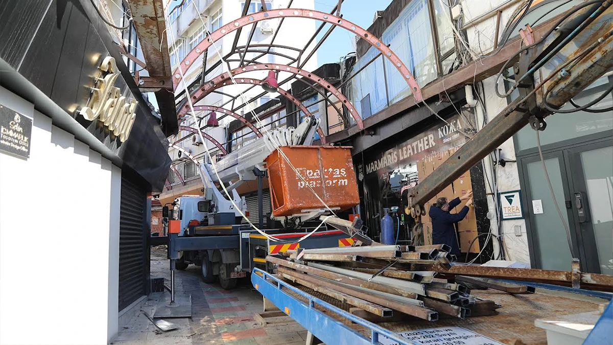 Marmaris Çarşısı'nda Dönüşüm Başladı