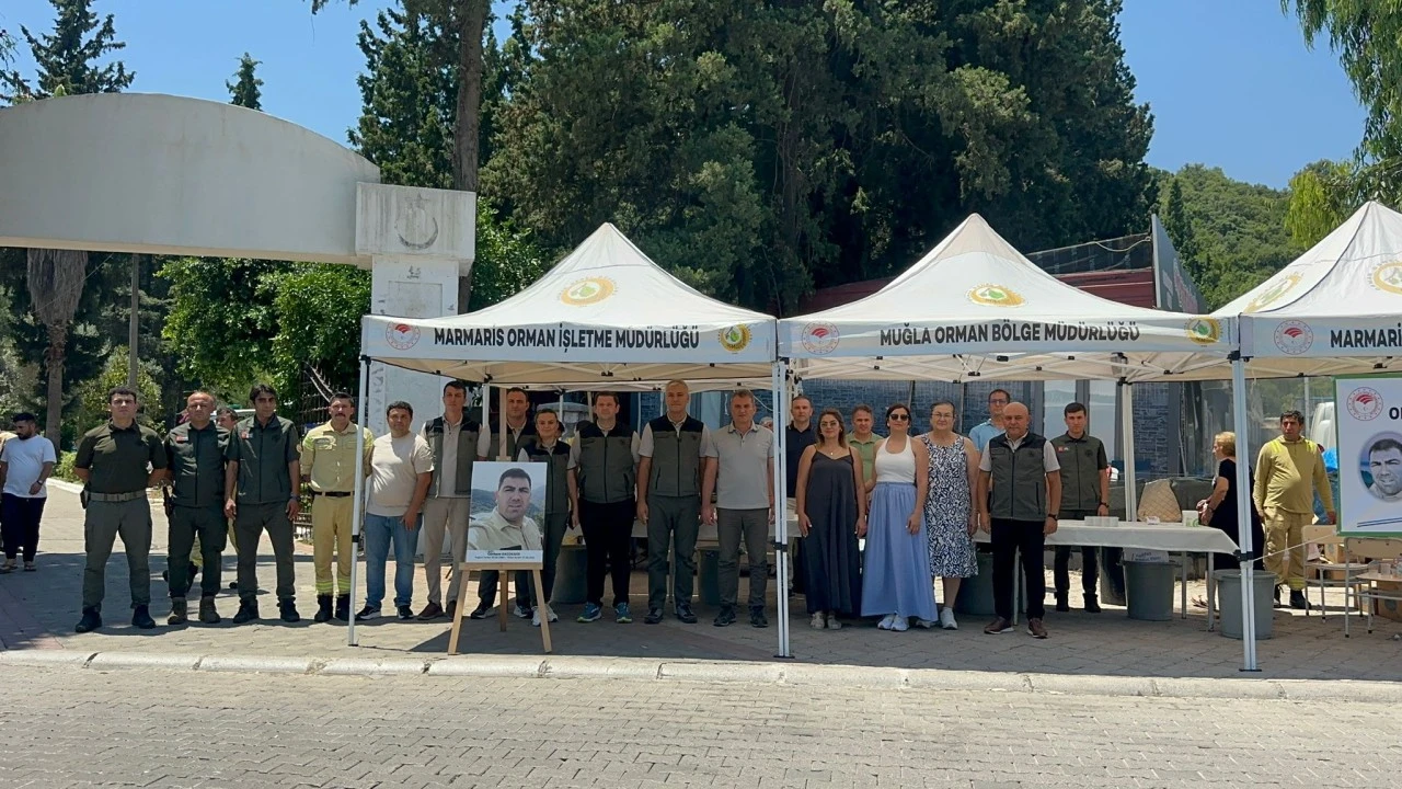 Marmaris'in Orman Şehitleri dualarla anıldı