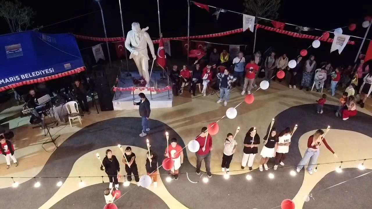 Marmaris Söğüt mahallesinde Cumhuriyet coşkusu