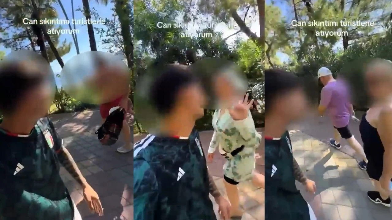 Marmaris’te ’canım sıkılıyor turistlere takılıyorum’ paylaşımı emniyette bitti