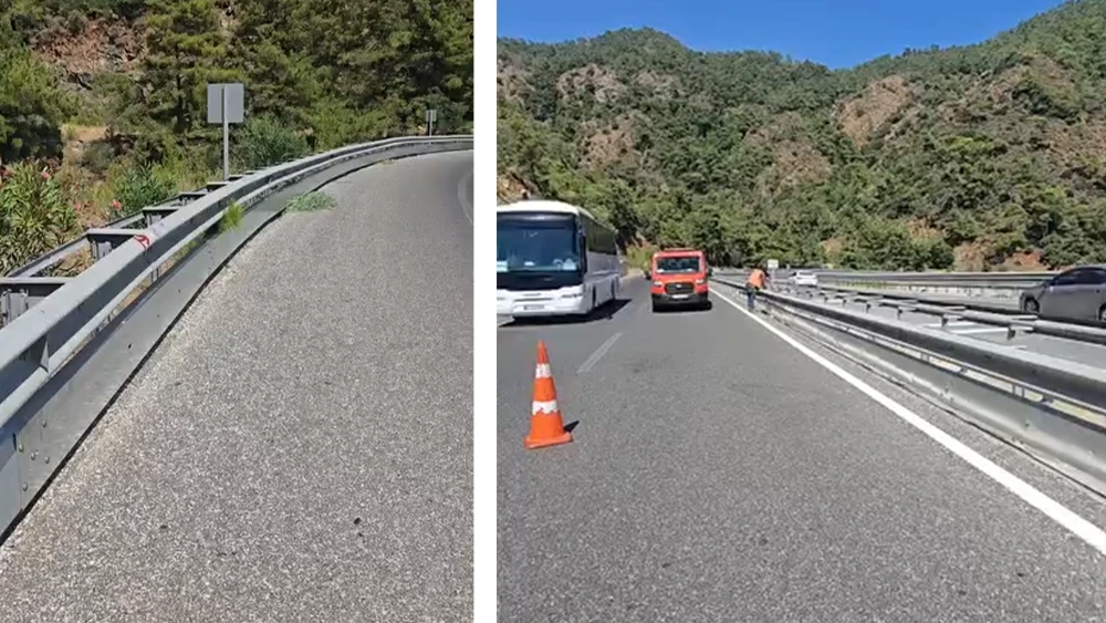 Marmaris Girişine Motorcu Dostu Bariyer Kuruluyor