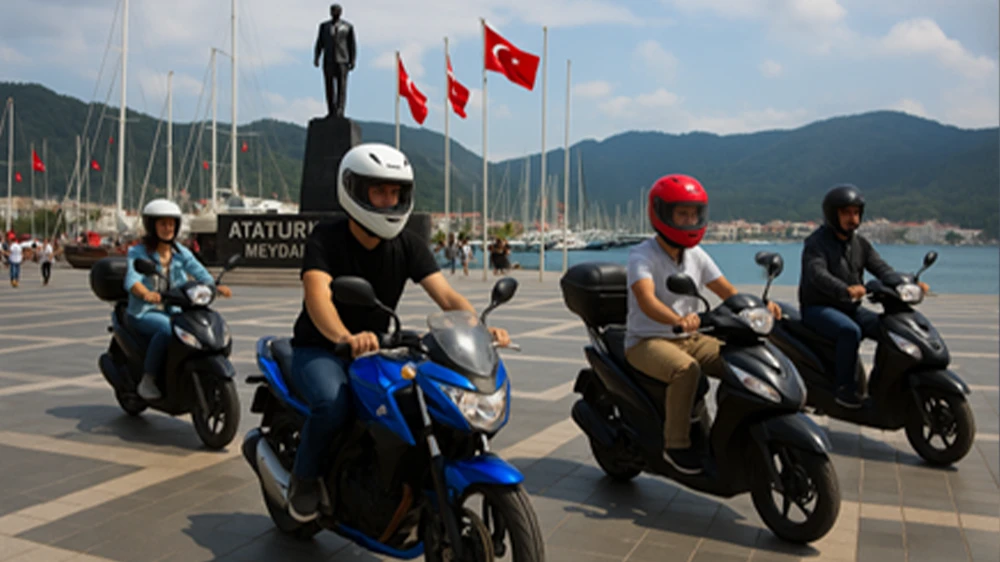 MARMARİS'TE KASK TAKMAYANLAR HAYATINI KAYBEDİYOR