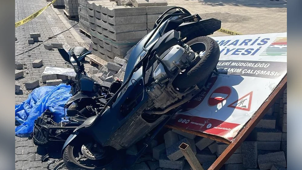 Marmaris'te Motosiklet Kazası