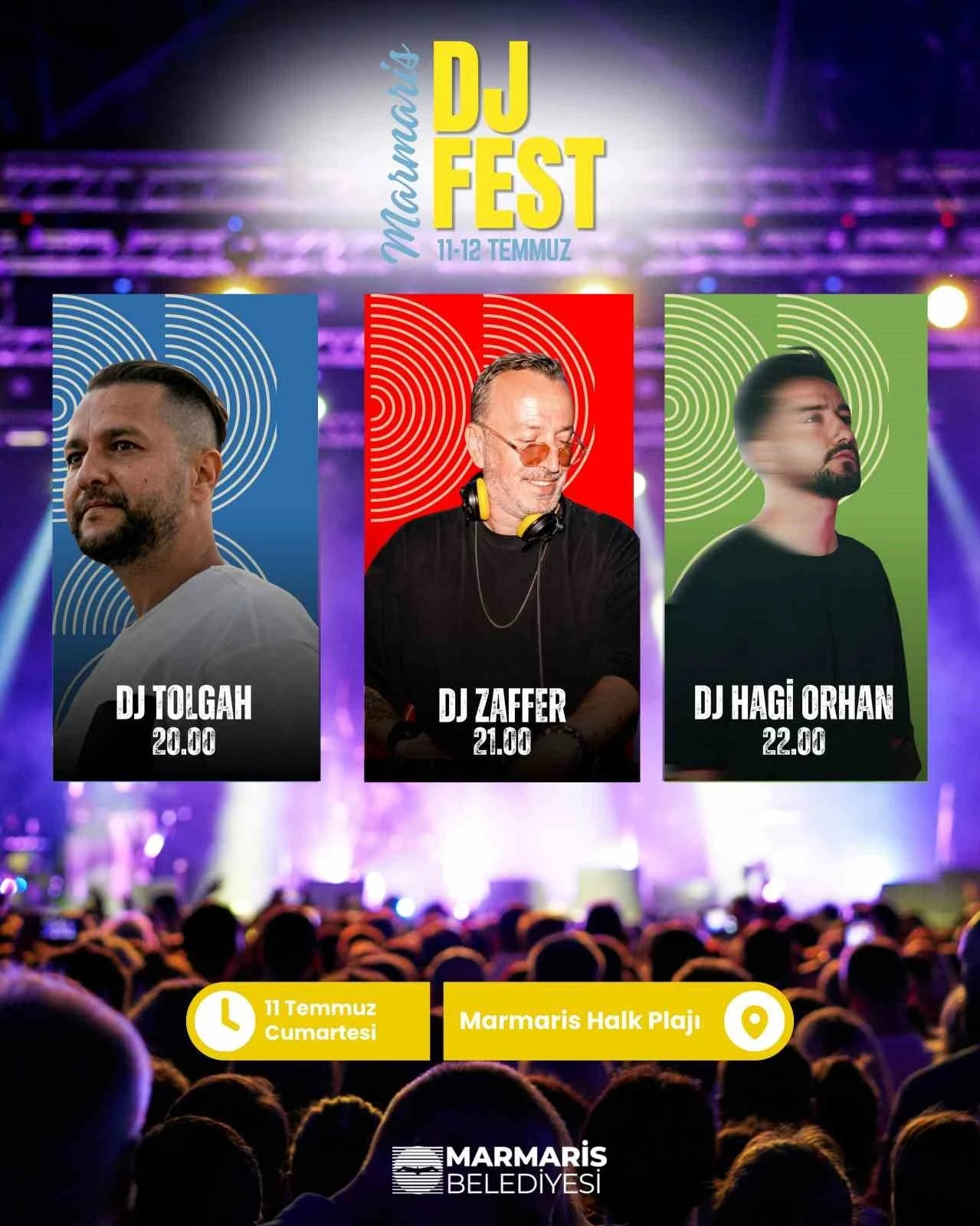 Marmaris&rsquo;te yazın ritmi Dj Fest ile y&uuml;kselecek
