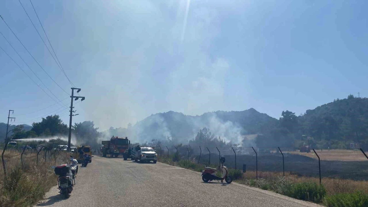 Marmaris’teki yangına hızlı müdahale
