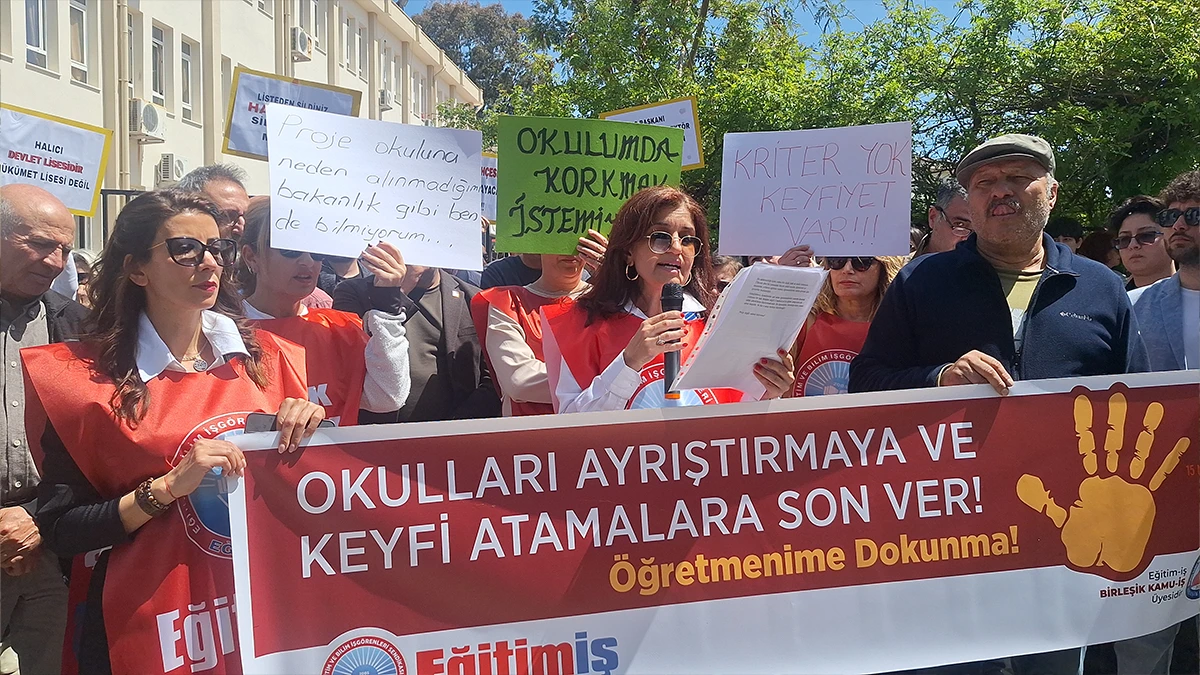 Marmaris'ten Proje Okullarına Toplu Tepki