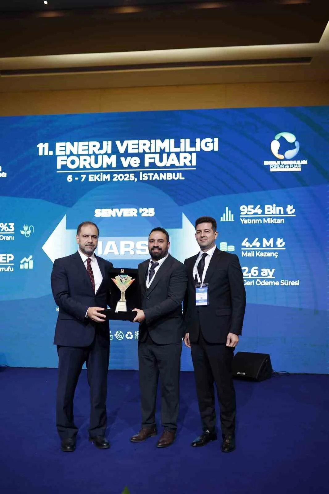 Marsa’nın &quot;Tesis İçinde Buhar Verimliliği&quot; projesine ödül
