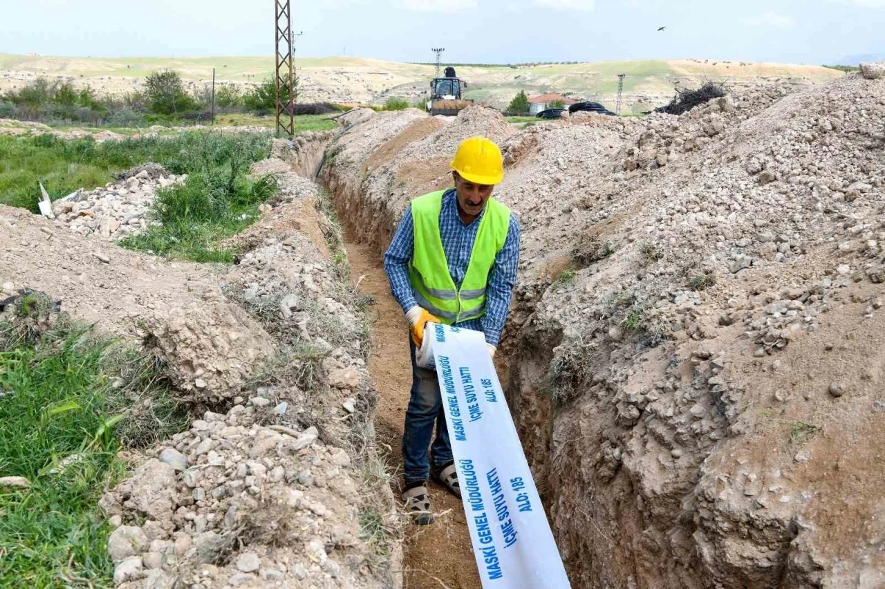 MASKİ’den Akçadağ’a bin 900 metrelik içme suyu hattı
