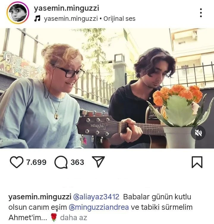 Mattia Ahmet Minguzzi’nin annesinden duygulandıran Babalar Günü paylaşımı
