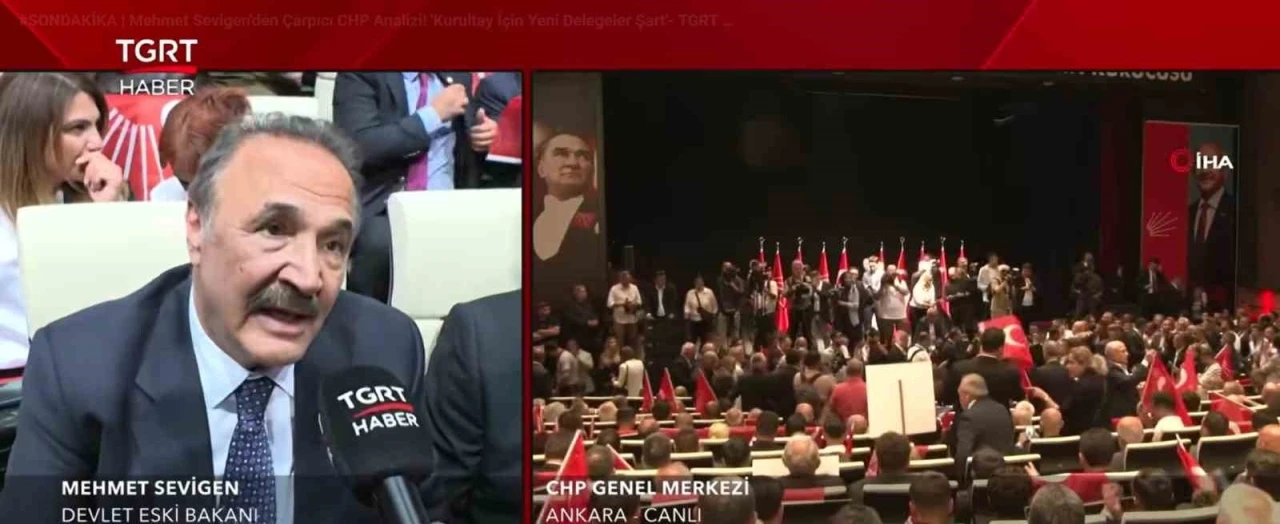 Mehmet Sevigen: "CHP’nin bir tane genel başkanı var. O da Ge