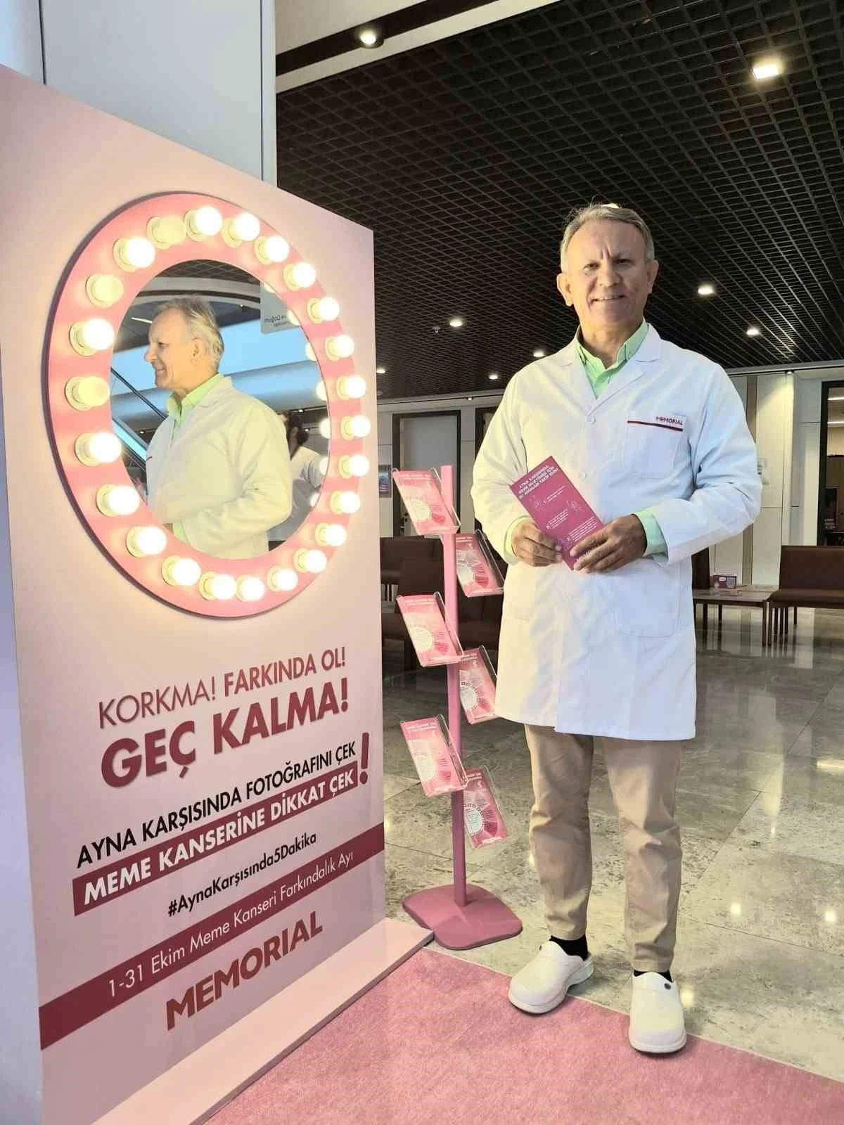 Memorial Bodrum Hastanesi’nde Meme Kanseri farkındalığına destek: &quot;Pembe Ayna&quot;
