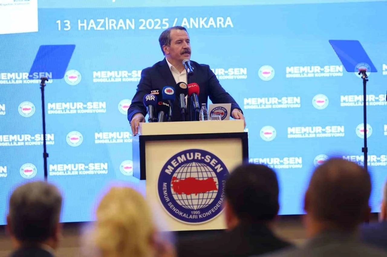 Memur-Sen Genel Başkanı Yalçın: &quot;Gelir vergisinde engelli kamu görevlileri için muafiyet tamamen sağlanmalıdır&quot;
