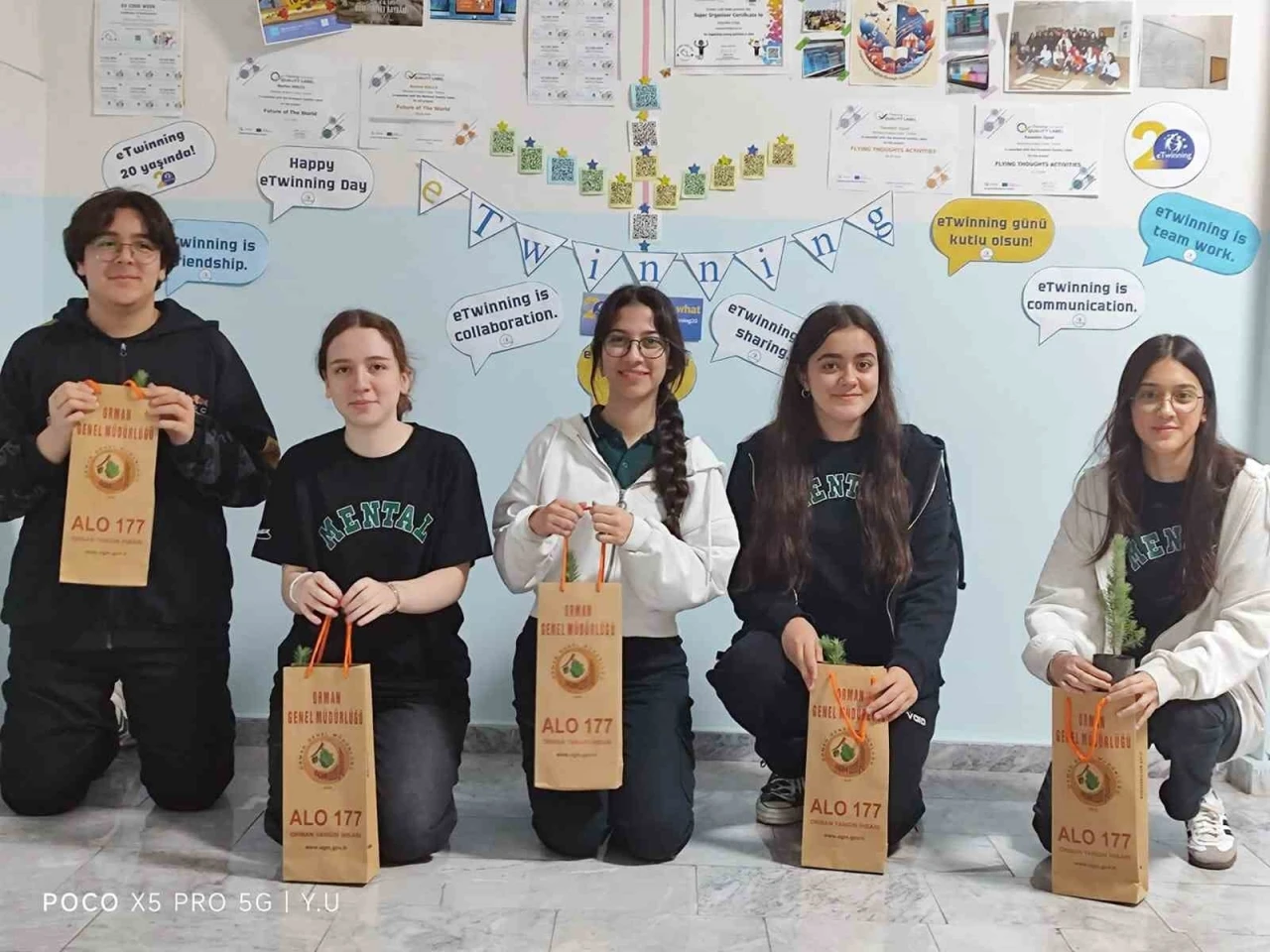 Menteşe'nin eTwinning Projesine Ulusal Kalite Etiketi
