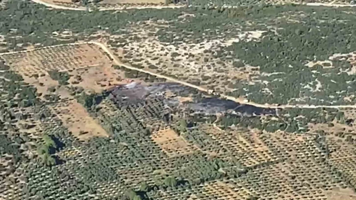 Menteşe’de makilik yangını ormana sıçramadan söndürüldü