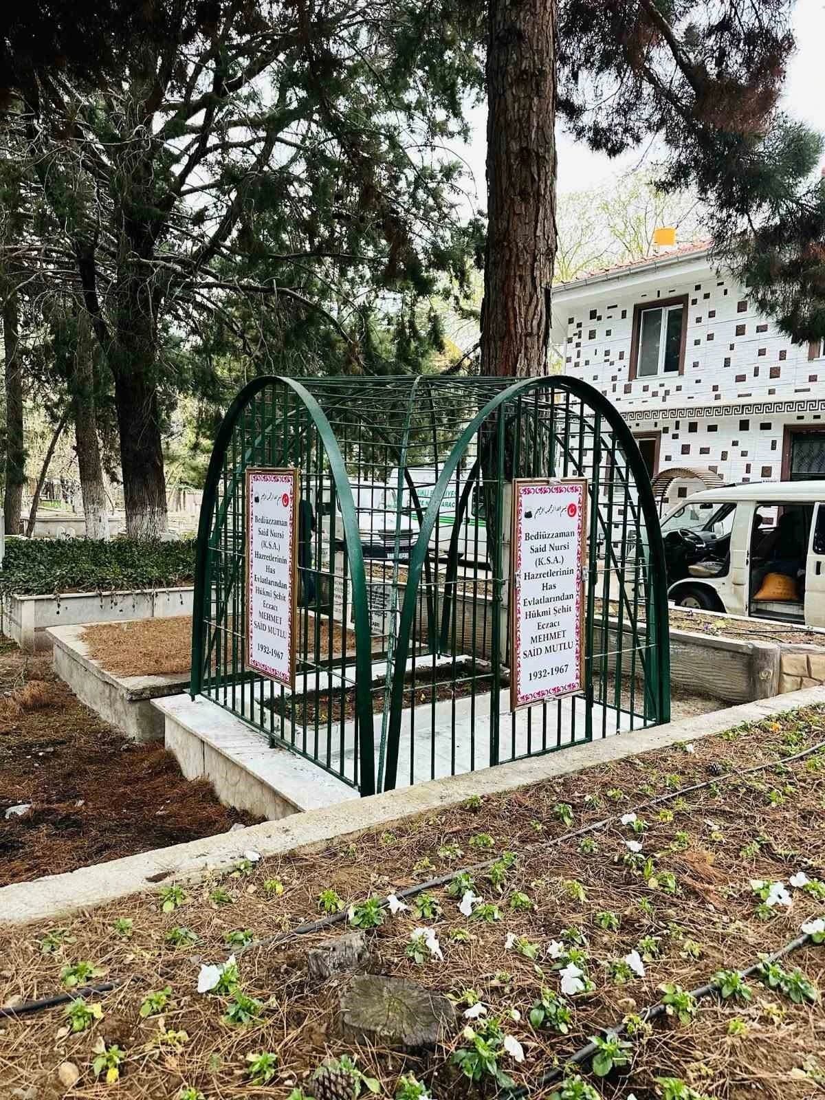 Merhum Mehmet Said Mutlu’nun kabri bakım ve tadilattan geçirildi