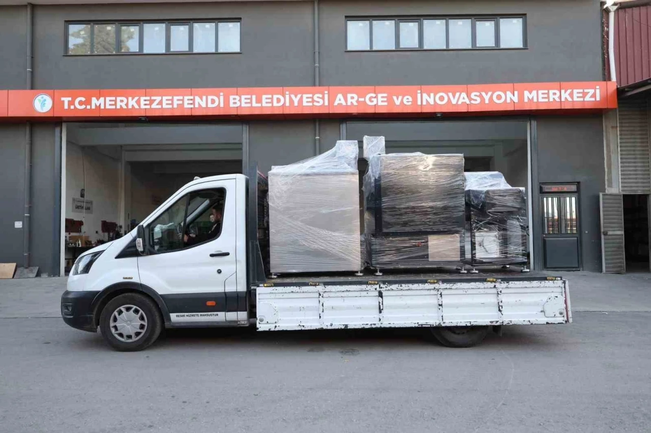 Merkezefendi Belediyesinin 31. mama makinesi Eskişehir’e teslim edildi
