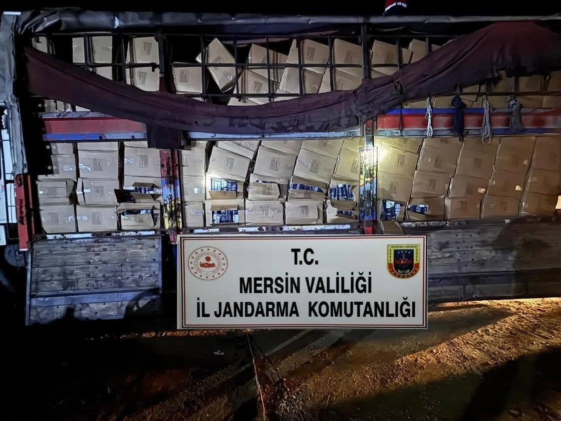 Mersin’de 5 ton kaçak tütün ele geçirildi