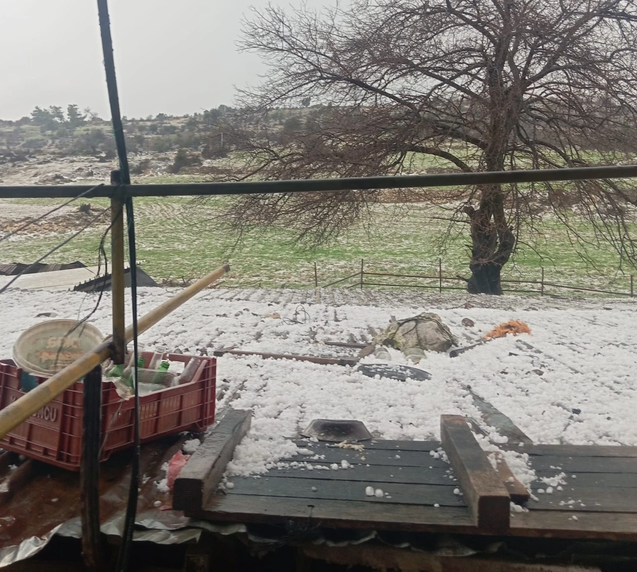 Mersin&rsquo;de dolu: Ekili alanlar zarar g&ouml;rd&uuml;
