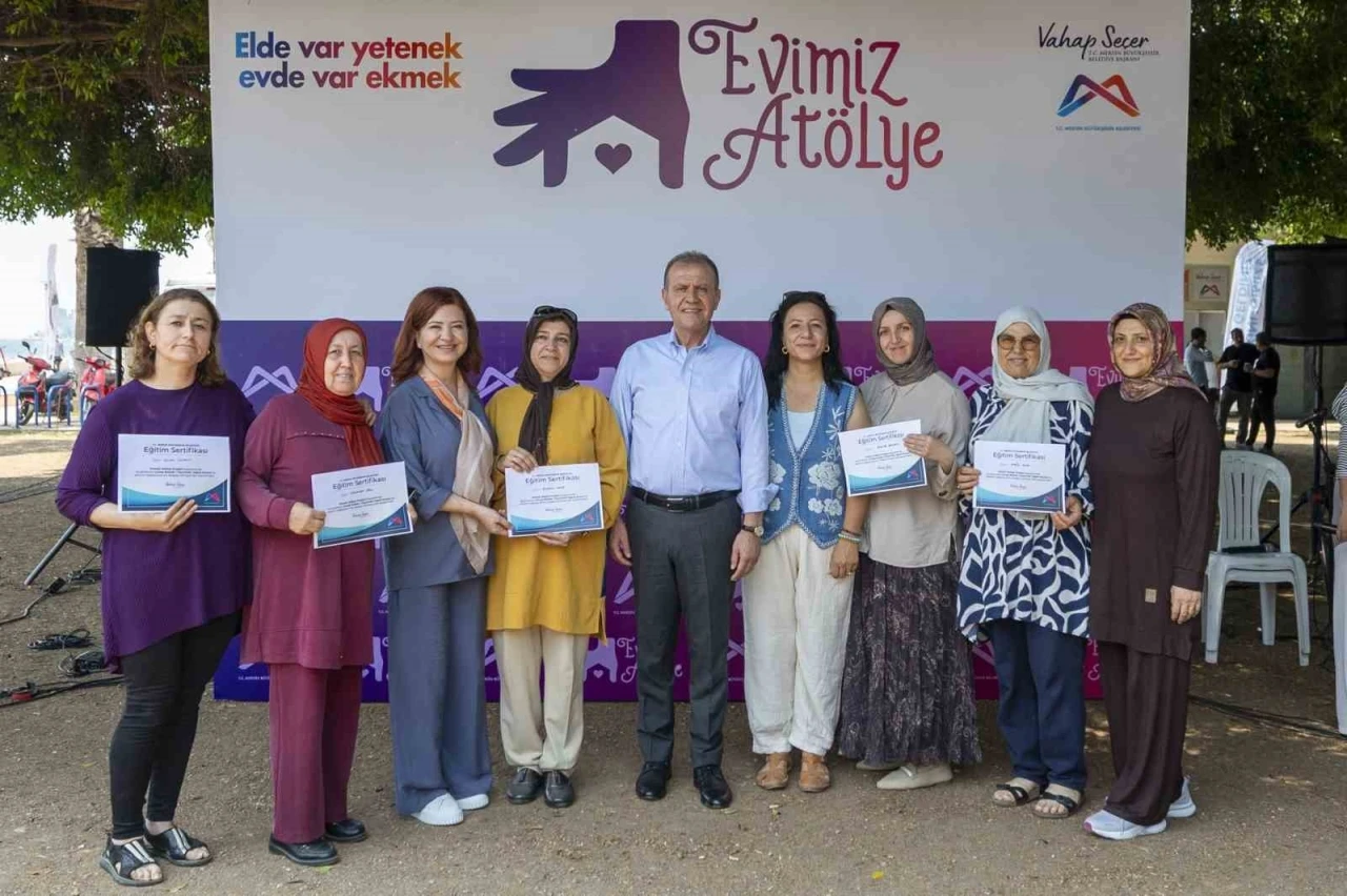 Mersin&rsquo;de kadın emeği sertifikayla ta&ccedil;landı
