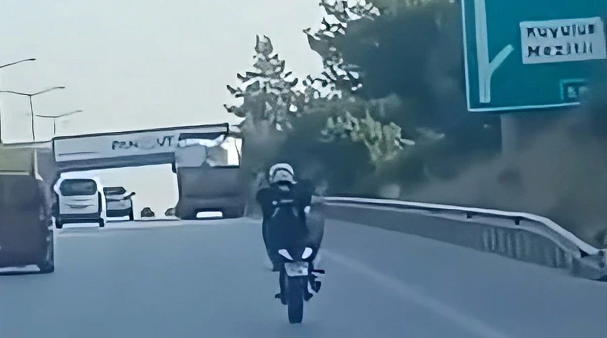 Mersin&rsquo;de tek teker şov pahalıya patladı: 46 bin TL ceza kesildi
