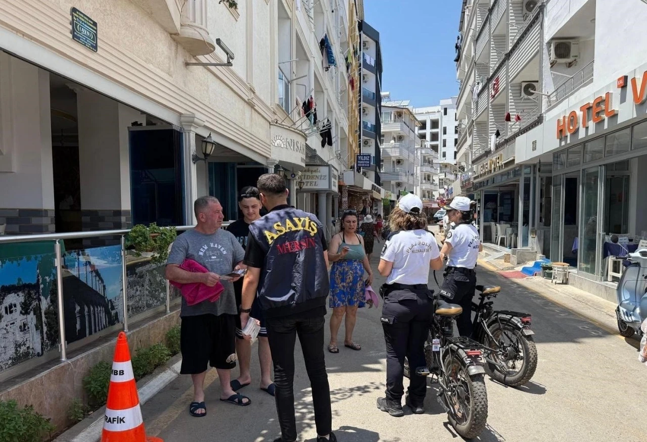 Mersin’de turizm bölgelerinde asayiş denetimi
