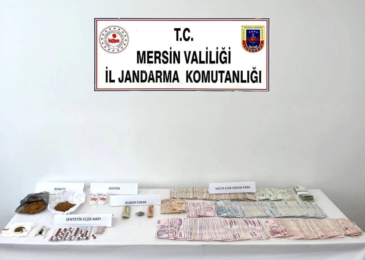 Mersin’de uyuşturucu operasyonu 4 şüpheli yakalandı