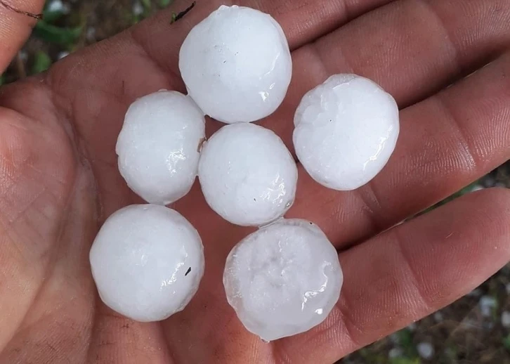 Mersin’de yağmur ve dolu bahçelerde zarara yol açtı
