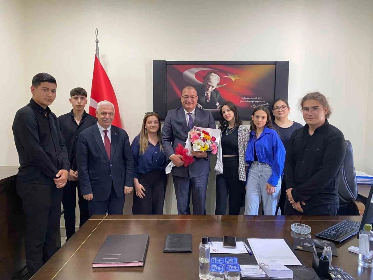 Meslek lisesi öğrencilerine teşekkür belgesi
