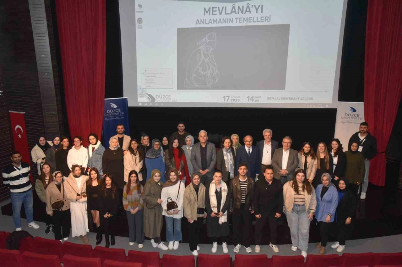 Mevlana&rsquo;yı anlamanın temelleri konferansı ger&ccedil;ekleştirildi
