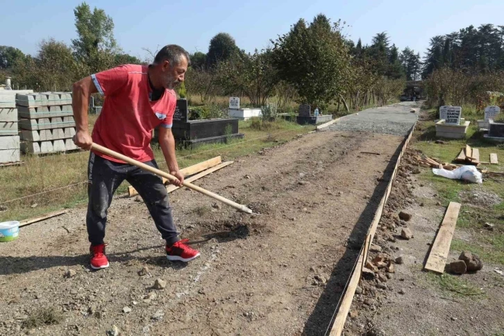 Mezarlığa giriş artık daha kolay olacak
