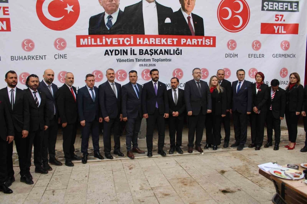 MHP Aydın&rsquo;da yeni y&ouml;netim tanıtıldı
