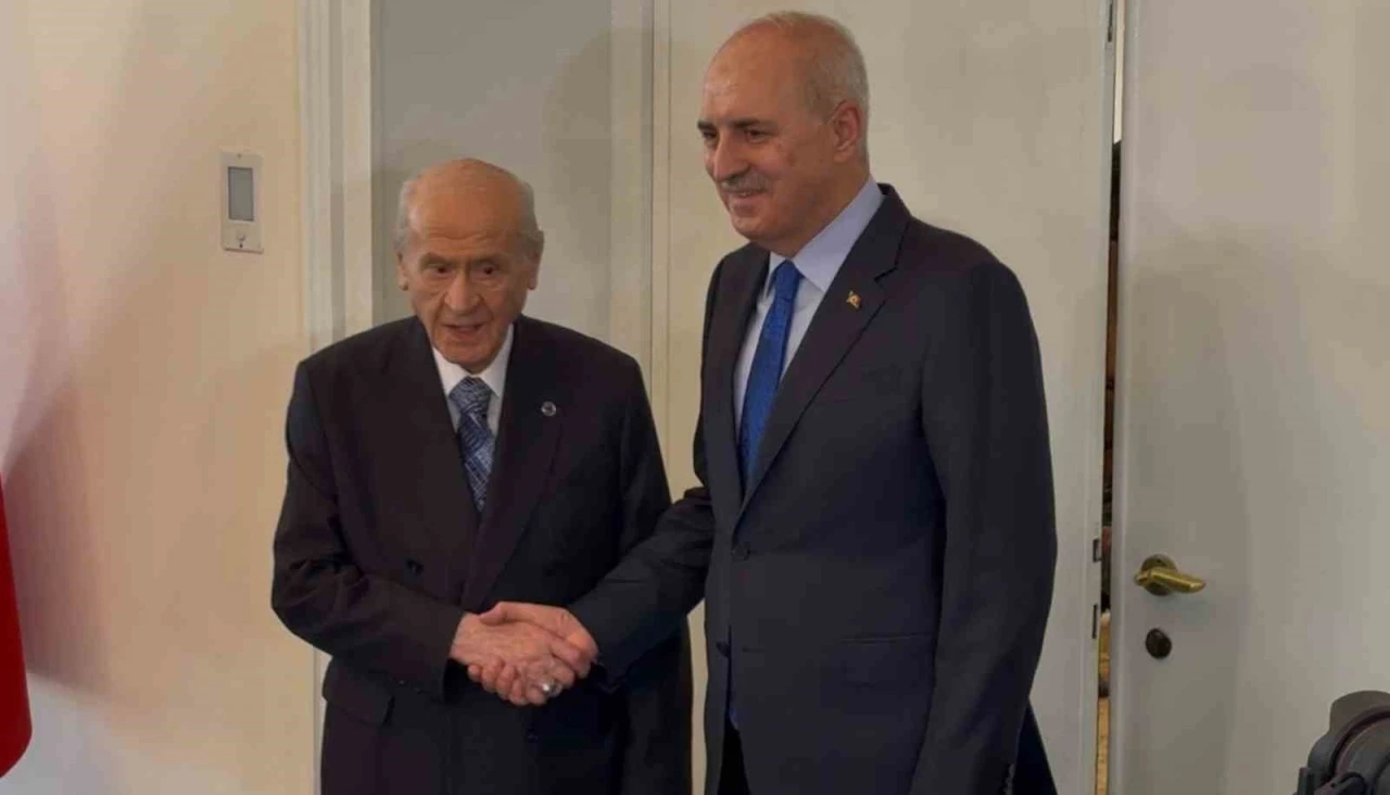 MHP lideri Bahçeli, TBMM Başkanı Kurtulmuş ile görüştü
