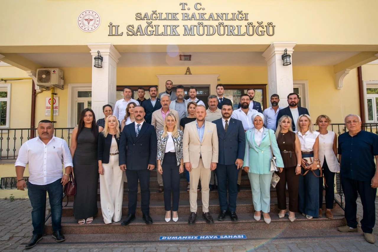 MHP Muğla'dan Sağlık Müdürü Akça'ya Destek Ziyareti