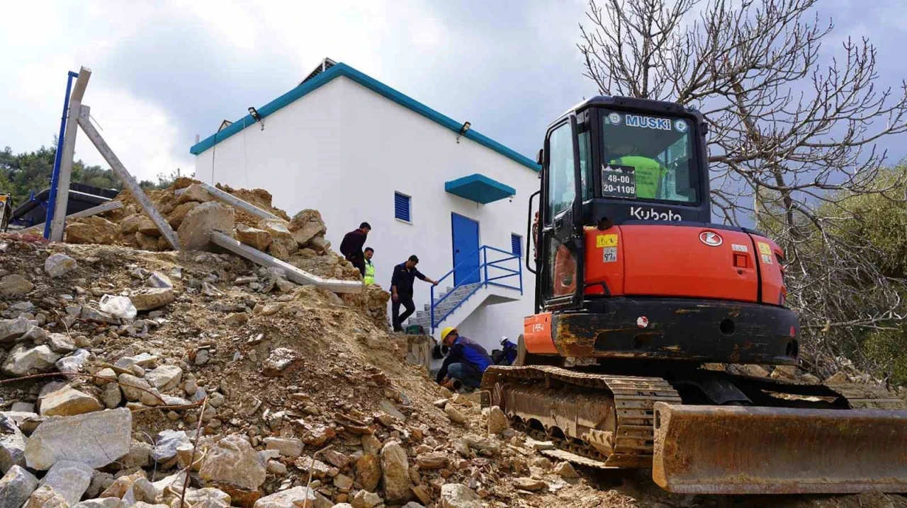 Milas Bafa Mahallesi&rsquo;ndeki i&ccedil;me suyu deposu yenilendi
